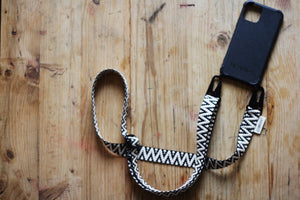 Smartphone Necklace ZigZag Black // Handykette ZigZag Black